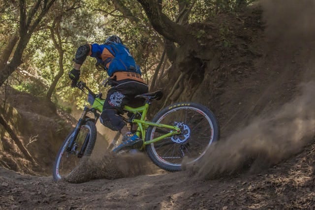 Man Mountain Biking in Kashmir