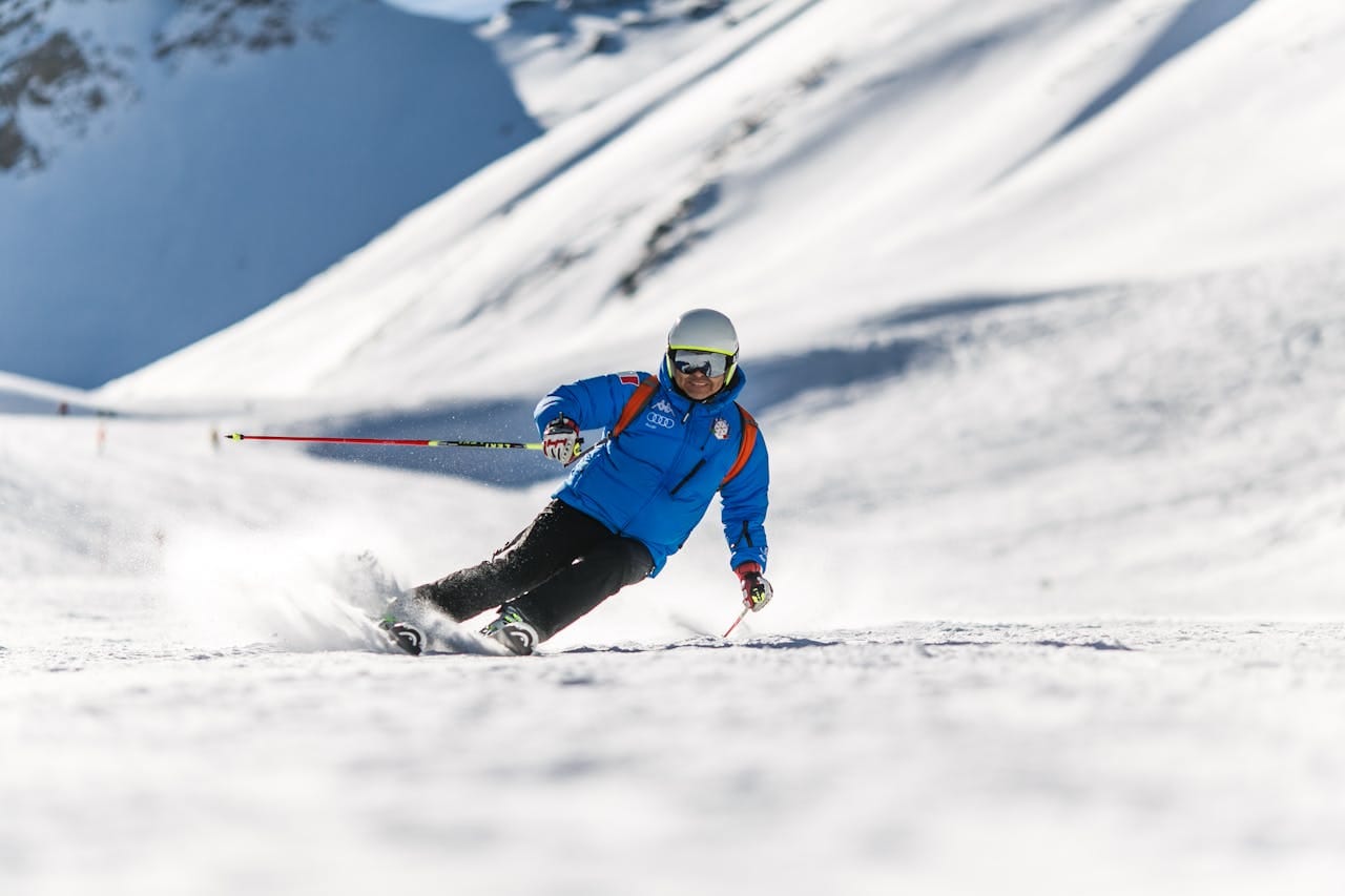 Person Skiing in Gulmarg